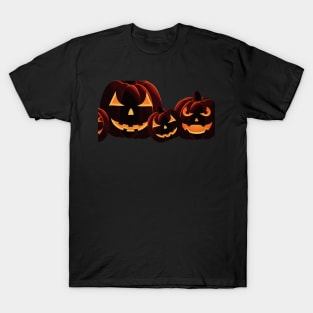 scary pumpkin halloween T-Shirt